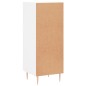 vidaXL Sideboard Weiß 34,5x34x90 cm Holzwerkstoff vidaXL Sideboard Weiß 34,5x34x90 cm Holzwerkstoff