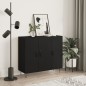 vidaXL Sideboard Schwarz 90x34x80 cm Holzwerkstoff vidaXL Sideboard Schwarz 90x34x80 cm Holzwerkstoff