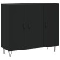 vidaXL Sideboard Schwarz 90x34x80 cm Holzwerkstoff vidaXL Sideboard Schwarz 90x34x80 cm Holzwerkstoff