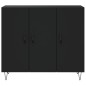 vidaXL Sideboard Schwarz 90x34x80 cm Holzwerkstoff vidaXL Sideboard Schwarz 90x34x80 cm Holzwerkstoff