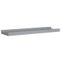 vidaXL Bilderleisten 2 Stk. Grau 40x9x3 cm MDF vidaXL Bilderleisten 2 Stk. Grau 40x9x3 cm MDF