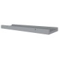 vidaXL Bilderleisten 2 Stk. Grau 40x9x3 cm MDF vidaXL Bilderleisten 2 Stk. Grau 40x9x3 cm MDF