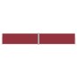 vidaXL Seitenmarkise Ausziehbar Rot 160x1000 cm vidaXL Seitenmarkise Ausziehbar Rot 160x1000 cm