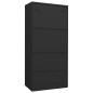 vidaXL Kleiderschrank Anthrazit 80x50x180 cm Stahl vidaXL Kleiderschrank Anthrazit 80x50x180 cm Stahl