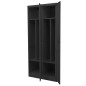 vidaXL Kleiderschrank Anthrazit 80x50x180 cm Stahl vidaXL Kleiderschrank Anthrazit 80x50x180 cm Stahl