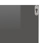 vidaXL Wandregale 2 Stk. Hochglanz-Grau 40x11,5x18 cm vidaXL Wandregale 2 Stk. Hochglanz-Grau 40x11,5x18 cm