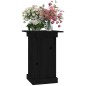 vidaXL Blumenständer Schwarz 40x40x60 cm Massivholz Kiefer vidaXL Blumenständer Schwarz 40x40x60 cm Massivholz Kiefer
