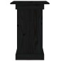 vidaXL Blumenständer Schwarz 40x40x60 cm Massivholz Kiefer vidaXL Blumenständer Schwarz 40x40x60 cm Massivholz Kiefer