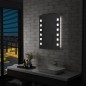vidaXL Badezimmer-Wandspiegel mit LEDs 60x80 cm vidaXL Badezimmer-Wandspiegel mit LEDs 60x80 cm
