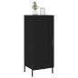 vidaXL Sideboard Schwarz 34,5x34x90 cm Holzwerkstoff vidaXL Sideboard Schwarz 34,5x34x90 cm Holzwerkstoff