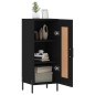 vidaXL Sideboard Schwarz 34,5x34x90 cm Holzwerkstoff vidaXL Sideboard Schwarz 34,5x34x90 cm Holzwerkstoff