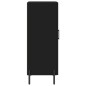 vidaXL Sideboard Schwarz 34,5x34x90 cm Holzwerkstoff vidaXL Sideboard Schwarz 34,5x34x90 cm Holzwerkstoff