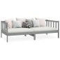 vidaXL Tagesbett Grau Kiefer Massivholz 90x200 cm vidaXL Tagesbett Grau Kiefer Massivholz 90x200 cm