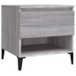 vidaXL Beistelltische 2 Stk. Grau Sonoma 50x46x50 cm Holzwerkstoff vidaXL Beistelltische 2 Stk. Grau Sonoma 50x46x50 cm Holzwerkstoff