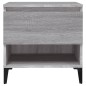 vidaXL Beistelltische 2 Stk. Grau Sonoma 50x46x50 cm Holzwerkstoff vidaXL Beistelltische 2 Stk. Grau Sonoma 50x46x50 cm Holzwerkstoff