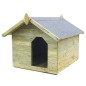 vidaXL Hundehütte mit Dach Imprägniertes Kiefernholz vidaXL Hundehütte mit Dach Imprägniertes Kiefernholz