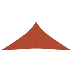 vidaXL Sonnensegel 160 g/m² Terrakottarot 4x4x4 m HDPE