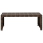 5-tlg. Garten-Lounge-Set mit Auflagen Poly Rattan Braun 5-tlg. Garten-Lounge-Set mit Auflagen Poly Rattan Braun