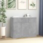 vidaXL Sideboard Betongrau 88x30x70 cm Holzwerkstoff vidaXL Sideboard Betongrau 88x30x70 cm Holzwerkstoff
