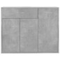 vidaXL Sideboard Betongrau 88x30x70 cm Holzwerkstoff vidaXL Sideboard Betongrau 88x30x70 cm Holzwerkstoff