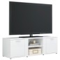 vidaXL TV-Schrank Hochglanz-Weiß 120x34x37 cm Holzwerkstoff vidaXL TV-Schrank Hochglanz-Weiß 120x34x37 cm Holzwerkstoff