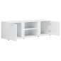 vidaXL TV-Schrank Hochglanz-Weiß 120x34x37 cm Holzwerkstoff vidaXL TV-Schrank Hochglanz-Weiß 120x34x37 cm Holzwerkstoff
