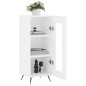 vidaXL Sideboard Weiß 34,5x34x90 cm Holzwerkstoff vidaXL Sideboard Weiß 34,5x34x90 cm Holzwerkstoff
