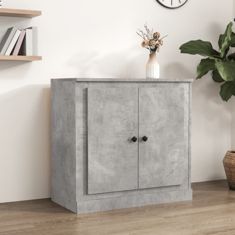 vidaXL Sideboard Betongrau 70x35,5x67,5 cm Holzwerkstoff vidaXL Sideboard Betongrau 70x35,5x67,5 cm Holzwerkstoff