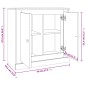 vidaXL Sideboard Betongrau 70x35,5x67,5 cm Holzwerkstoff vidaXL Sideboard Betongrau 70x35,5x67,5 cm Holzwerkstoff