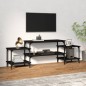 vidaXL TV-Schrank Schwarz 157x35x52 cm Holzwerkstoff vidaXL TV-Schrank Schwarz 157x35x52 cm Holzwerkstoff