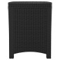 vidaXL Garten-Aufbewahrungsbox 39x39x46 cm PP Rattan Graphit vidaXL Garten-Aufbewahrungsbox 39x39x46 cm PP Rattan Graphit
