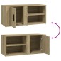 vidaXL TV-Schränke 2 Stk. Sonoma-Eiche 80x31,5x36 cm Holzwerkstoff vidaXL TV-Schränke 2 Stk. Sonoma-Eiche 80x31,5x36 cm Holzwerkstoff