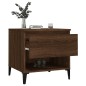 vidaXL Beistelltische 2 Stk. Braun Eichen-Optik 50x46x50 cm vidaXL Beistelltische 2 Stk. Braun Eichen-Optik 50x46x50 cm