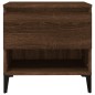 vidaXL Beistelltische 2 Stk. Braun Eichen-Optik 50x46x50 cm vidaXL Beistelltische 2 Stk. Braun Eichen-Optik 50x46x50 cm