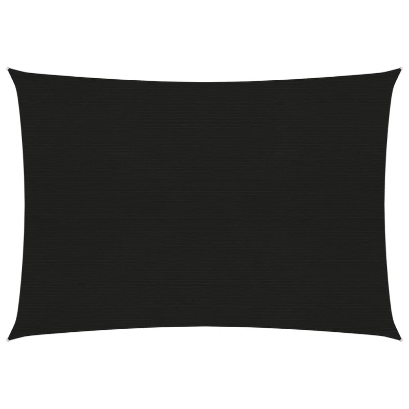vidaXL Sonnensegel 160 g/m² Schwarz 3x4,5 m HDPE vidaXL Sonnensegel 160 g/m² Schwarz 3x4,5 m HDPE