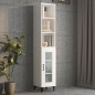 vidaXL Wandschrank Weiß 34,5x32,5x90 cm Holzwerkstoff vidaXL Wandschrank Weiß 34,5x32,5x90 cm Holzwerkstoff