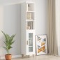 vidaXL Wandschrank Weiß 34,5x32,5x90 cm Holzwerkstoff vidaXL Wandschrank Weiß 34,5x32,5x90 cm Holzwerkstoff