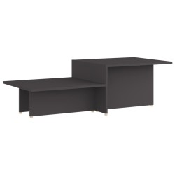 vidaXL Couchtisch Grau 111,5x50x33 cm Holzwerkstoff