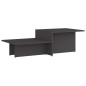 vidaXL Couchtisch Grau 111,5x50x33 cm Holzwerkstoff vidaXL Couchtisch Grau 111,5x50x33 cm Holzwerkstoff
