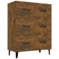 vidaXL Sideboard Räuchereiche 69,5x34x90 cm Holzwerkstoff vidaXL Sideboard Räuchereiche 69,5x34x90 cm Holzwerkstoff