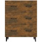 vidaXL Sideboard Räuchereiche 69,5x34x90 cm Holzwerkstoff vidaXL Sideboard Räuchereiche 69,5x34x90 cm Holzwerkstoff