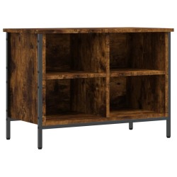 vidaXL Schuhregal Räuchereiche 69x35x50 cm Holzwerkstoff