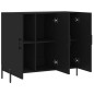 vidaXL Sideboard Schwarz 90x34x80 cm Holzwerkstoff vidaXL Sideboard Schwarz 90x34x80 cm Holzwerkstoff