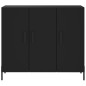 vidaXL Sideboard Schwarz 90x34x80 cm Holzwerkstoff vidaXL Sideboard Schwarz 90x34x80 cm Holzwerkstoff