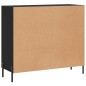 vidaXL Sideboard Schwarz 90x34x80 cm Holzwerkstoff vidaXL Sideboard Schwarz 90x34x80 cm Holzwerkstoff