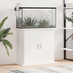 vidaXL Aquariumständer Weiß 81x36x73 cm Holzwerkstoff