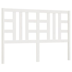 vidaXL Kopfteil Weiß 166x4x100 cm Massivholz Kiefer