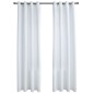 vidaXL Verdunkelungsvorhänge mit Metallösen 2 Stk. Grauweiß 140x175 cm vidaXL Verdunkelungsvorhänge mit Metallösen 2 Stk. Grauweiß 140x175 cm