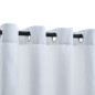 vidaXL Verdunkelungsvorhänge mit Metallösen 2 Stk. Grauweiß 140x175 cm vidaXL Verdunkelungsvorhänge mit Metallösen 2 Stk. Grauweiß 140x175 cm