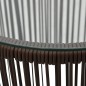 3-tlg. Bistro-Set mit Kissen PE-Rattan Braun 3-tlg. Bistro-Set mit Kissen PE-Rattan Braun